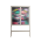 Bobsan - Loft Cabinet - Maddalena Fanfani - Pebble - Reeded glass