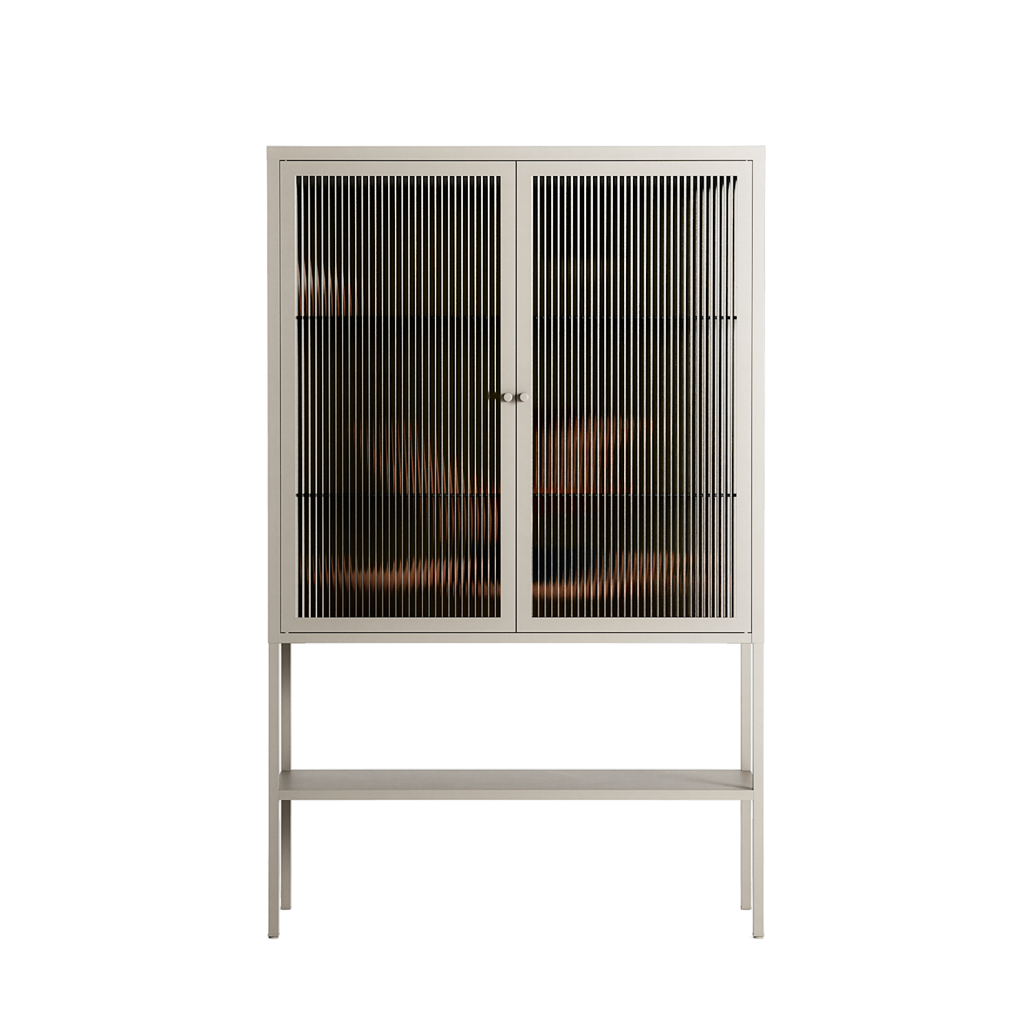 Friday Night Rituals - Loft Cabinet - Kristin Eriksson - Pebble - Reeded glass