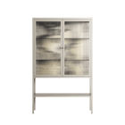 Oberon and Elgar - Loft Cabinet - Naia Escribano - Pebble - Reeded glass