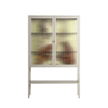 Can You Face It - Loft Cabinet - Sophie Goudman-Peachey - Pebble - Reeded glass