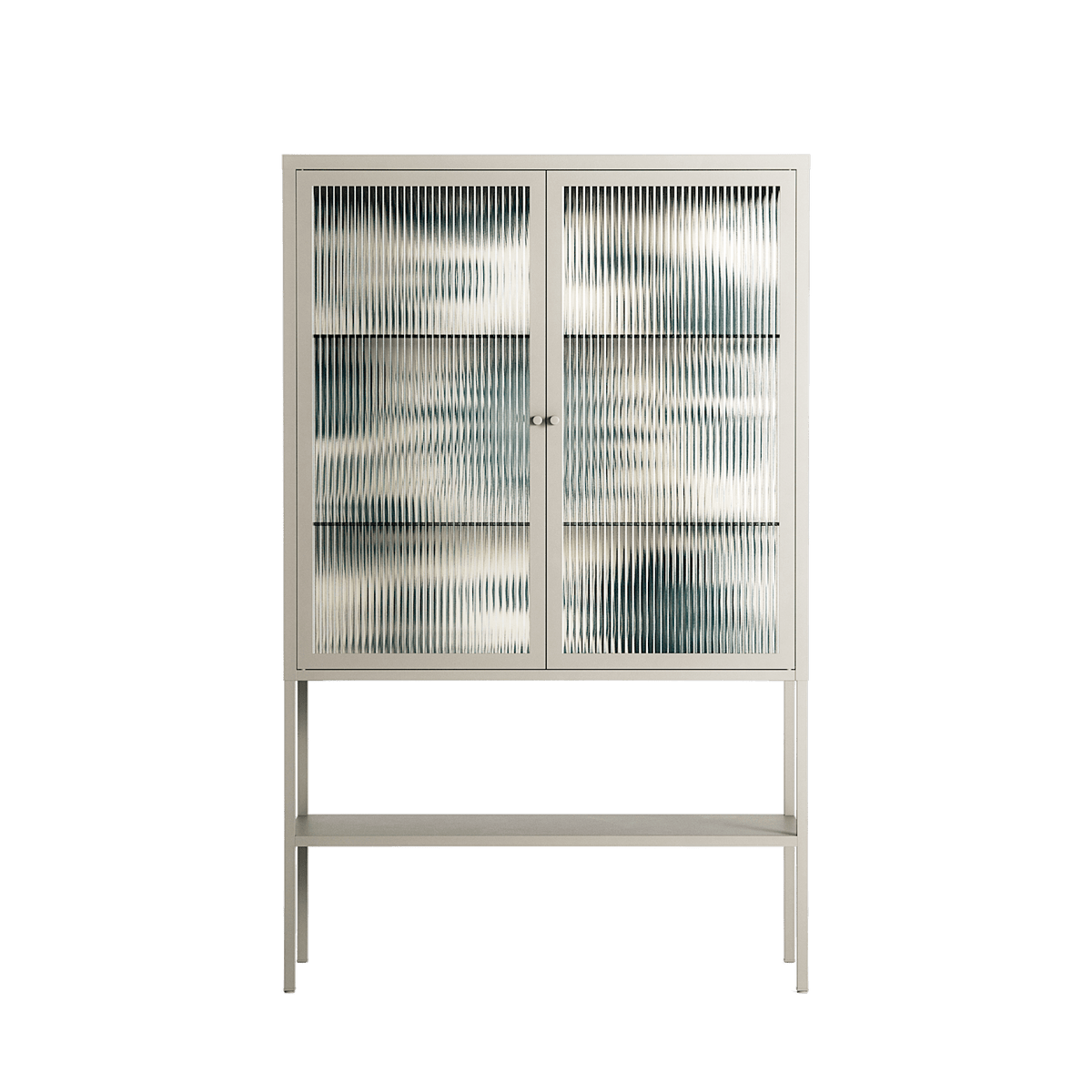 Ode to Summer 6 - Loft Cabinet - Diana Catchpole - Pebble - Reeded glass