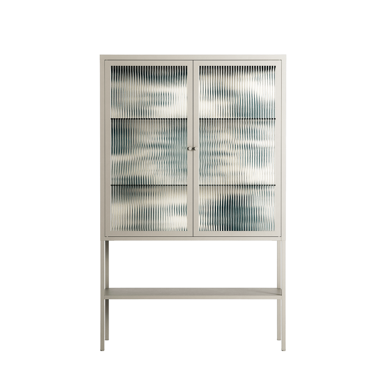 Ode to Summer 6 - Loft Cabinet - Diana Catchpole - Pebble - Reeded glass