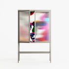 Fragments Of A Painted Souls - Loft Cabinet - Mathilda Kienast - Pebble - Reeded glass