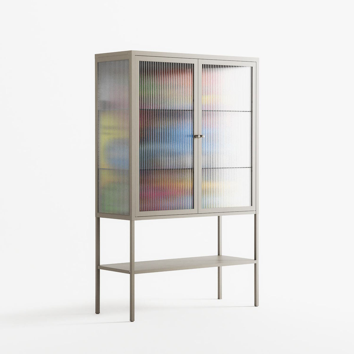 All The Good Guys - Loft Cabinet - Craig Watkins - Pebble - Reeded glass