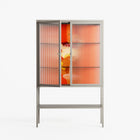Drink And Cherries - Loft Cabinet - Raissa Oltmanns - Pebble - Reeded glass