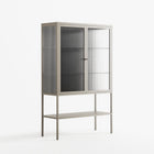 The Single Color - Loft Cabinet - Craig Watkins - Pebble - Reeded glass