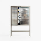 Dreaming With Open Eyes - Loft Cabinet - Sophie Goudman-Peachey - Pebble - Reeded glass