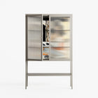Sweet Far Away - Loft Cabinet - Sophie Goudman-Peachey - Pebble - Reeded glass