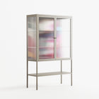 Fragments Of A Painted Souls - Loft Cabinet - Mathilda Kienast - Pebble - Reeded glass