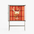 Drink And Cherries - Loft Cabinet - Raissa Oltmanns - Pebble - Reeded glass