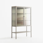 Can You Face It - Loft Cabinet - Sophie Goudman-Peachey - Pebble - Reeded glass