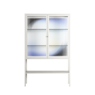 Ambient - Loft Cabinet - Alexander Khabbazi - Chalk - Reeded glass