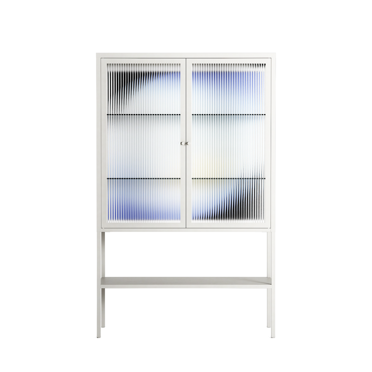 Ambient - Loft Cabinet - Alexander Khabbazi - Chalk - Reeded glass
