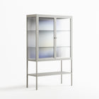 Ambient - Loft Cabinet - Alexander Khabbazi - Chalk - Reeded glass