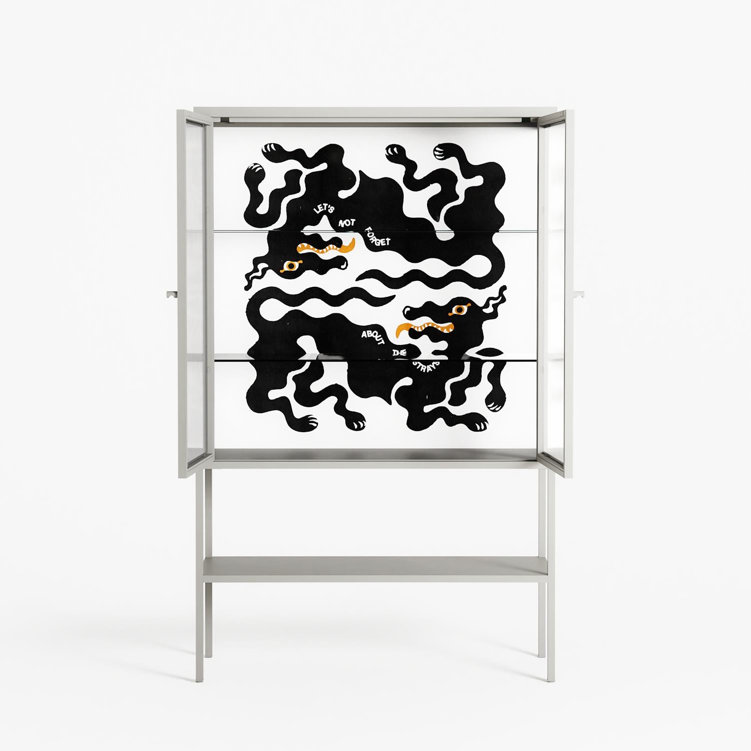 Every Dog - Loft Cabinet - Alexander Khabbazi - Chalk - Reeded glass