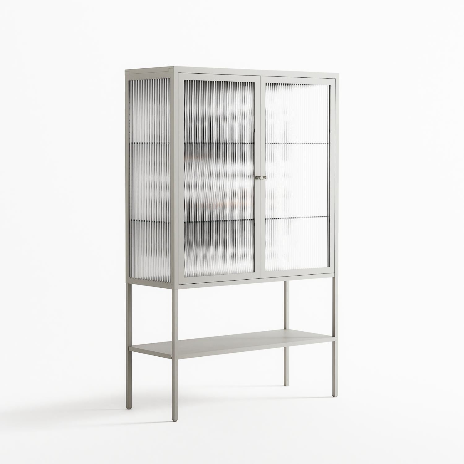 Every Dog - Loft Cabinet - Alexander Khabbazi - Chalk - Reeded glass