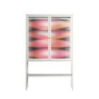 Repeating - Loft Cabinet - Alexander Khabbazi - Chalk - Reeded glass