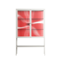 Spring to Summer - Loft Cabinet - Alexander Khabbazi - Chalk - Reeded glass
