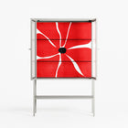 Spring to Summer - Loft Cabinet - Alexander Khabbazi - Chalk - Reeded glass