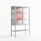 Heart Full - Loft Cabinet - Alexander Khabbazi - Chalk - Reeded glass