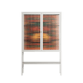 Sunbrother - Loft Cabinet - Nick Liefhebber - Chalk - Reeded glass