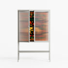 Sunbrother - Loft Cabinet - Nick Liefhebber - Chalk - Reeded glass