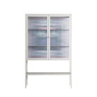 Sunbrother 2 - Loft Cabinet - Nick Liefhebber - Chalk - Reeded glass