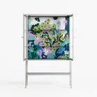 A Bridge Across Time 2 - Loft Cabinet - Nick Liefhebber - Chalk - Reeded glass