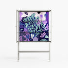 A Bridge Across Time 3 - Loft Cabinet - Nick Liefhebber - Chalk - Reeded glass