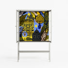 The Towering Hall Full Of Light 2 - Loft Cabinet - Nick Liefhebber - Chalk - Reeded glass