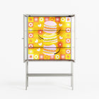 Cake - Loft Cabinet - Heather Zhou - Chalk - Reeded glass
