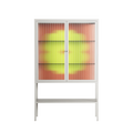 Fernis - Loft Cabinet - Linus Lohoff - Chalk - Reeded glass