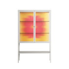 Phonix - Loft Cabinet - Linus Lohoff - Chalk - Reeded glass