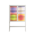 Flowers All - Loft Cabinet - Linus Lohoff - Chalk - Reeded glass