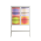 Flowers All - Loft Cabinet - Linus Lohoff - Chalk - Reeded glass