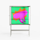 Sit This One Out - Loft Cabinet - Ciara Wade - Chalk - Reeded glass