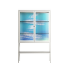 It Comes in Waves - Loft Cabinet - Ciara Wade - Chalk - Reeded glass