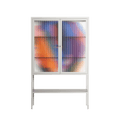 Balloons - Loft Cabinet - Vratislav Pecka - Chalk - Reeded glass