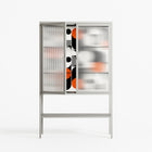 Conserto - Loft Cabinet - Vratislav Pecka - Chalk - Reeded glass