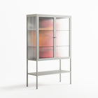 Misplaced - Loft Cabinet - Vratislav Pecka - Chalk - Reeded glass