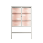 United - Loft Cabinet - Vratislav Pecka - Chalk - Reeded glass