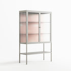 United - Loft Cabinet - Vratislav Pecka - Chalk - Reeded glass