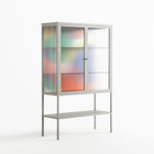 Vibrante - Loft Cabinet - Vratislav Pecka - Chalk - Reeded glass