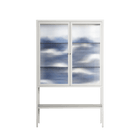 Dalgalar - Loft Cabinet - Nur Rydberg - Chalk - Reeded glass