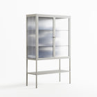 Dalgalar - Loft Cabinet - Nur Rydberg - Chalk - Reeded glass