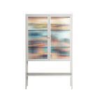 Gamla Stan - Loft Cabinet - Nur Rydberg - Chalk - Reeded glass