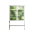 Tummetott - Loft Cabinet - Nur Rydberg - Chalk - Reeded glass
