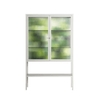 Tummetott - Loft Cabinet - Nur Rydberg - Chalk - Reeded glass