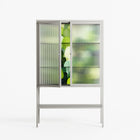 Tummetott - Loft Cabinet - Nur Rydberg - Chalk - Reeded glass