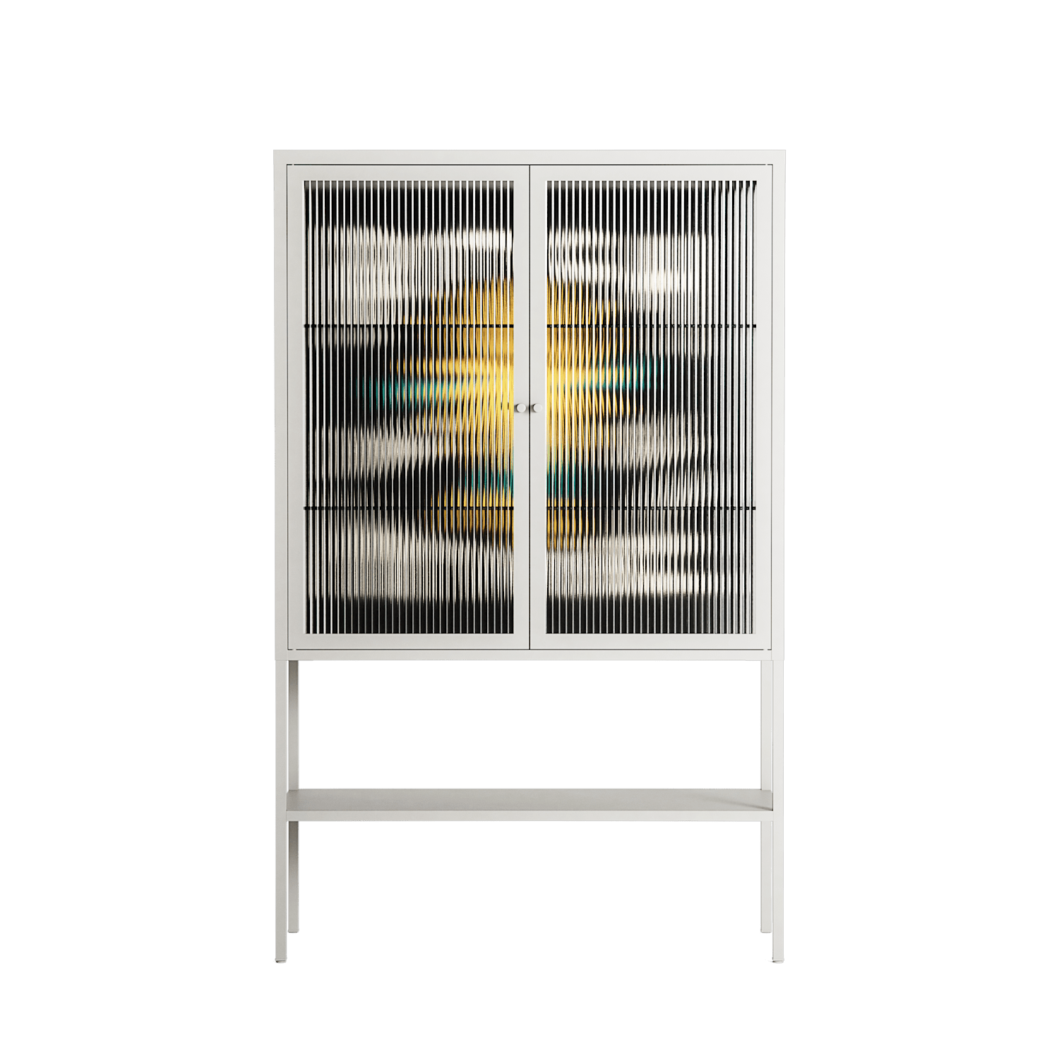 Bitch Don't Kill My Vibe - Loft Cabinet - Aley Wild - Chalk - Reeded glass